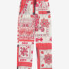 Fedora Cotton Voile Bandana Print Pants