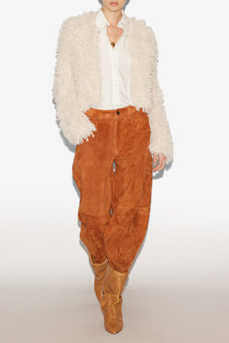 Fedra Fur Style Wool Jacket