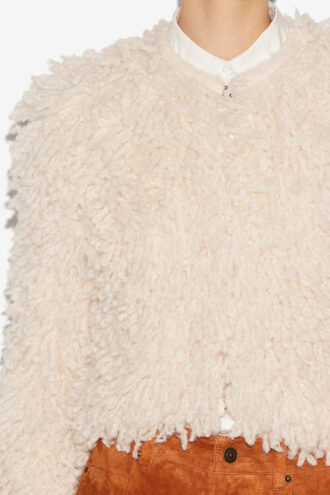 Fedra Fur Style Wool Jacket
