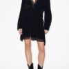 Felie Short Dress with English Embroidery