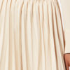 Felixa Long Pleated Flowing Crepe Skirt