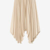 Felixa Long Pleated Flowing Crepe Skirt