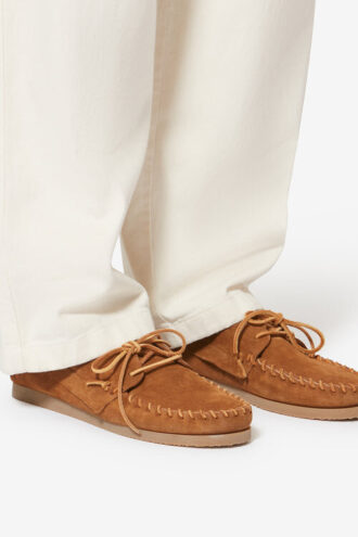 Fenlis Suede Calfskin Leather Loafers