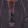 Fernanda Embroidered Gauze Top