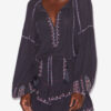 Fernanda Embroidered Gauze Top