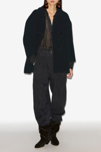 Fiby Wool Blend Coat