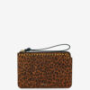 Flat Pouch Leather Clutch Bag