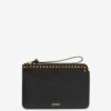Flat Pouch Leather Clutch Bag