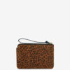 Flat Pouch Leather Clutch Bag