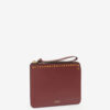 Flat Pouch Leather Clutch Bag