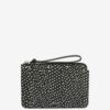 Flat Pouch Printed Leather Clutch Bag