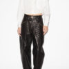 Fleora Short Plain-Colored Silk Blend Shirt