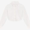 Fleora Short Plain-Colored Silk Blend Shirt