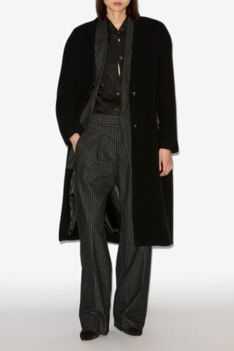Florane Long Wool Blend Coat