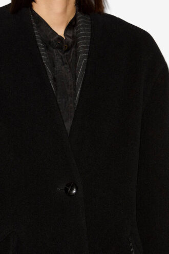 Florane Long Wool Blend Coat