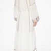 Florenza Long Embroidered Gauze Dress