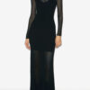 Florie Lace Patchwork Knit Dress