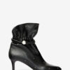 Forla Studded Leather Ankle Boots