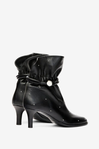 Forla Studded Leather Ankle Boots