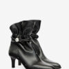 Forla Studded Leather Ankle Boots