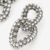 Funky Ring Rhinestone Earrings