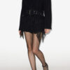 Fyma Short Belted Virgin Wool Jacket