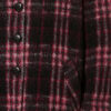 Gabriel Long Checkered Wool Coat