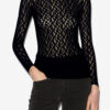 Gaelle Long-Sleeve Lace Top