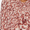 Gaetane Draped Printed Jersey Top