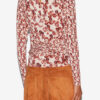 Gaetane Draped Printed Jersey Top