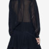 Gaia Blouse in Plain-Colored Cotton Voile