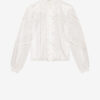 Gaia Blouse in Plain-Colored Cotton Voile