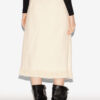 Galla Cotton and Linen Wrap Skirt