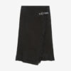 Galla Cotton and Linen Wrap Skirt