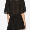Garia Cotton Voile and Lace Top