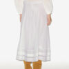 Garliana Long Cotton and Lace Skirt