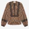 Gayle Printed Cotton Voile Blouse