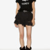 Geana Frilly Cotton and Lace Shorts