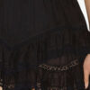 Geana Frilly Cotton and Lace Shorts