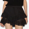 Geana Frilly Cotton and Lace Shorts