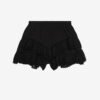 Geana Frilly Cotton and Lace Shorts