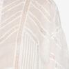 Gelma Blouse in Plain-Colored Cotton Voile and Lace