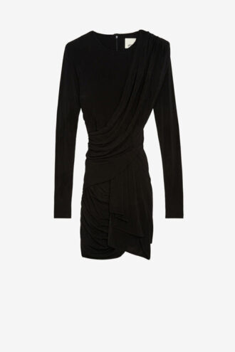 Georgia Draped Flowing Jersey Dress