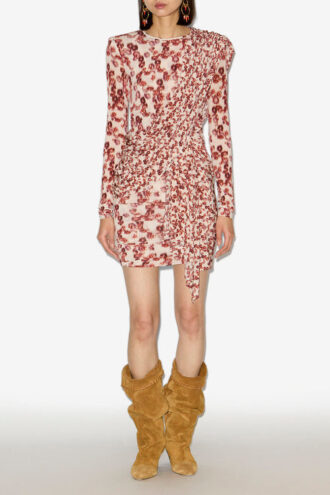 Georgia Draped Flowing Jersey Dress