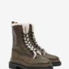 Ghiso Fur-Lined Leather Boots