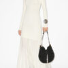 Gisole Long Fine Crepe Knit Dress