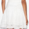 Giuliani Short Skirt in Plain-Colored Cotton Voile