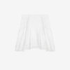 Giuliani Short Skirt in Plain-Colored Cotton Voile