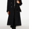 Giusa Brushed Wool Coat
