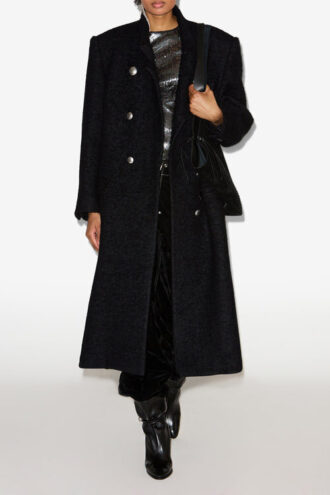 Giusa Brushed Wool Coat